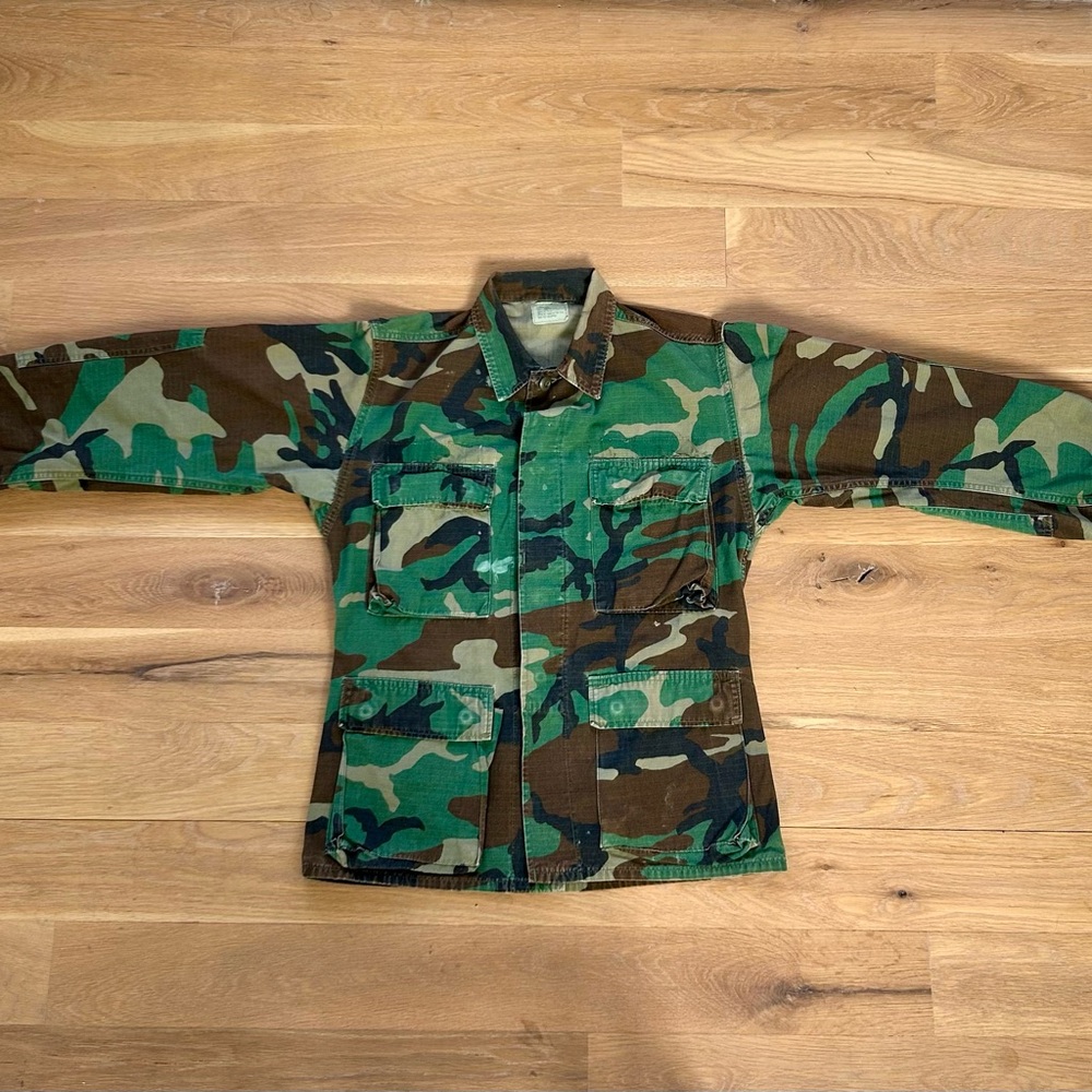 Vintage Camo Army Button Up Shirt - Picture 3 of 11